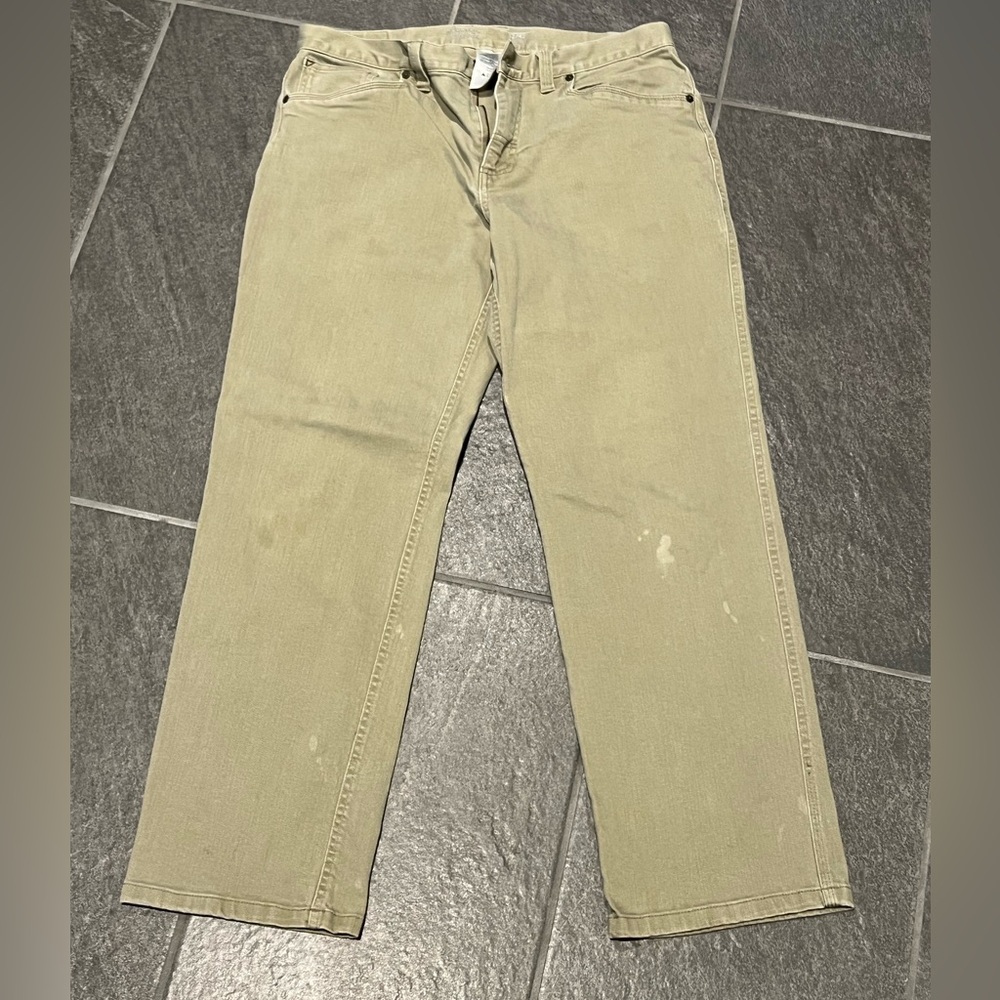 Mountain Hardware Mens Khaki Jeans 32/30 actual 32/28.5